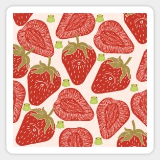 Strawberry Frogs! Sticker